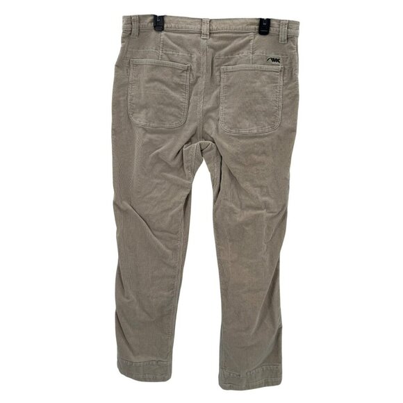 Mountain Khakis Tan Corduroy Pants Mens Size 38x33 Relaxed Fit Durable Casual - Picture 2 of 9